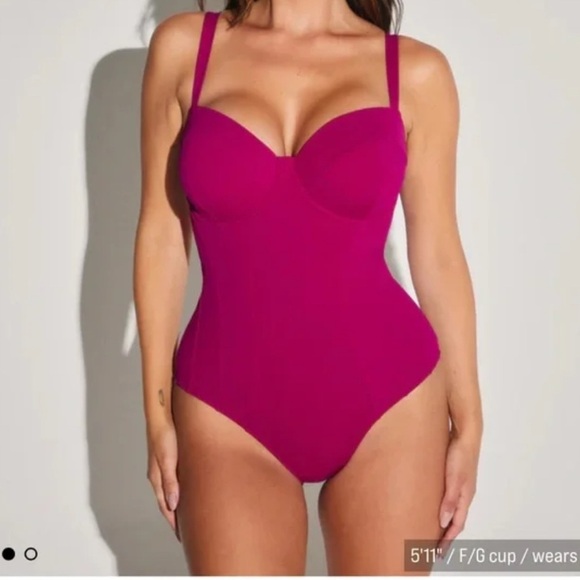 TA3 “Lushy” Sculpting One-Piece Swimsuit Berry Size XS Short (C Cup) – NWT - Picture 4 of 10